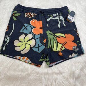 Roark Shorey 16" Shell Cove Men's Size L Dark Navy NWT MSRP $66